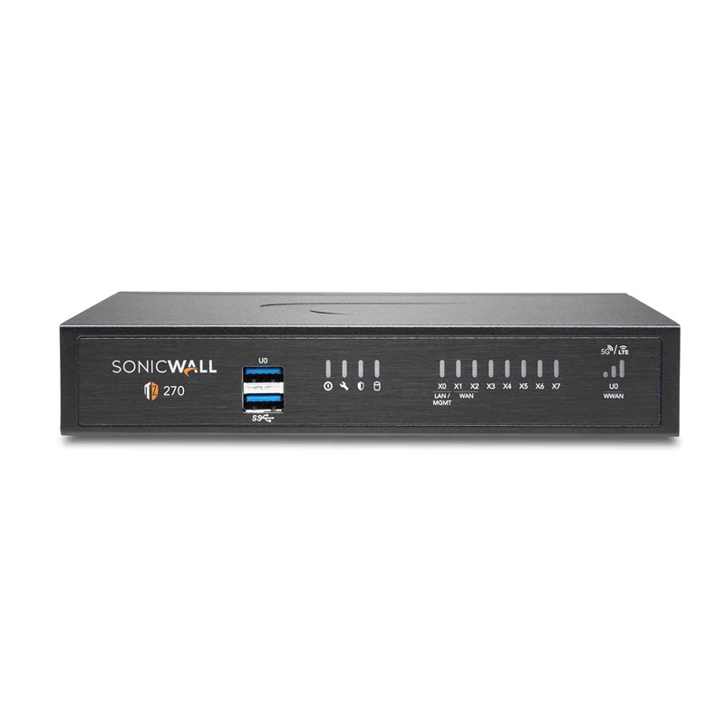 Thiết bị tường lửa SONICWALL TZ270 (02-SSC-2821) | Chính Hãng